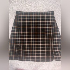 Brandy Melville plaid mini skirt
